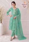 Nirvaya Vol 1 By Suryajyoti Rayon Foil Printed Readymade Dress 